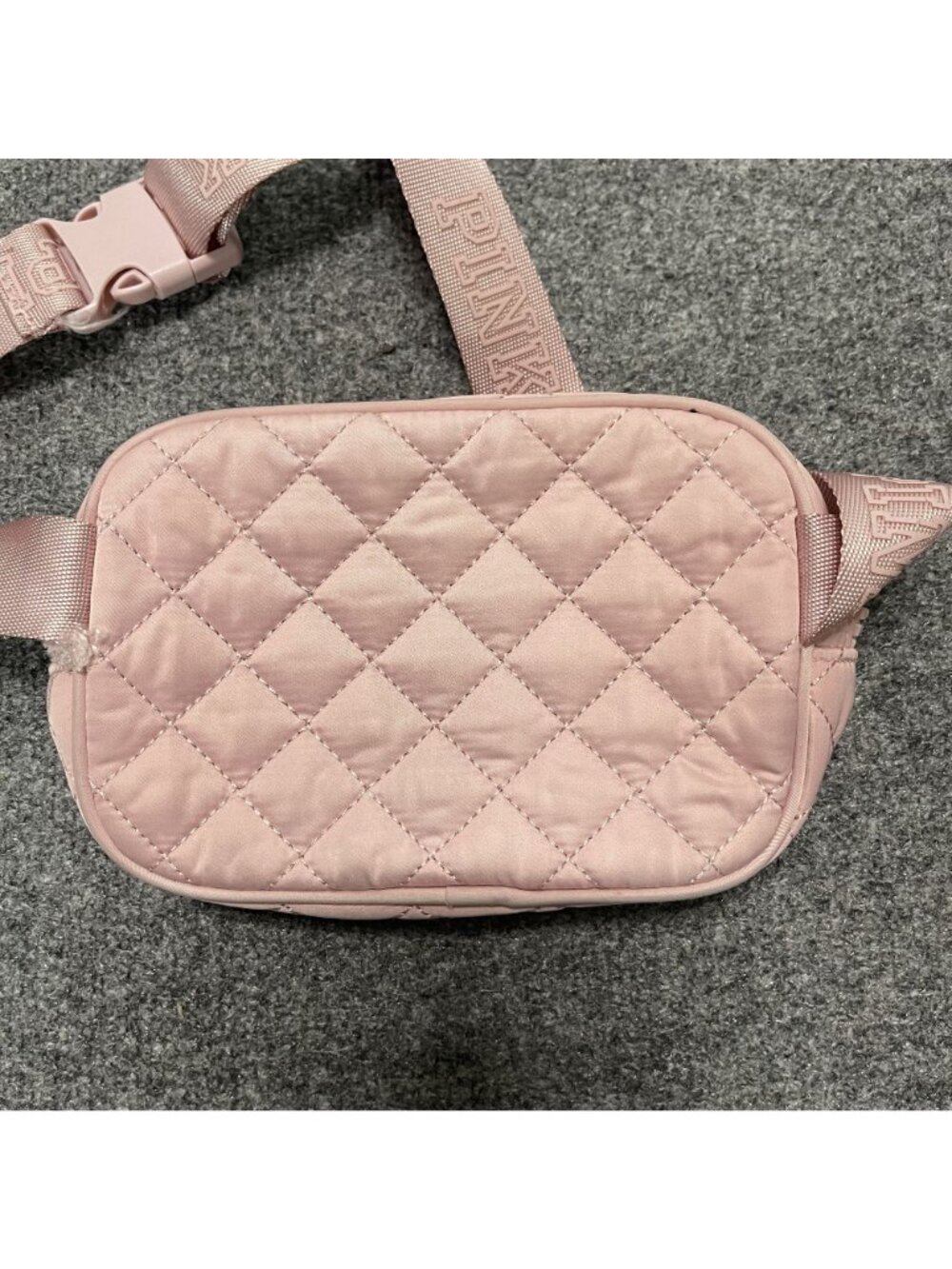 Victorias Secret PINK Quilted Pink Belt Bag Fanny Pack - Picture 5 of 7